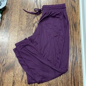 Purple joggers